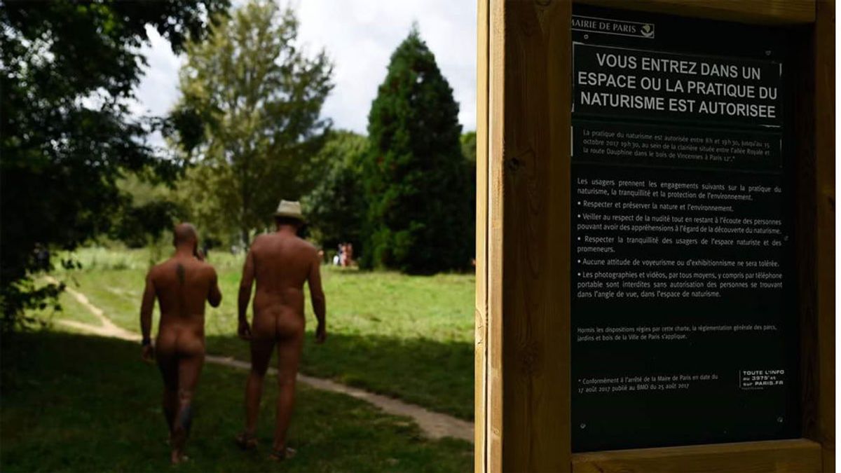 Así es el primer parque nudista de París