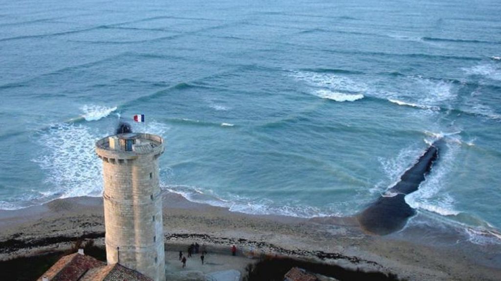 ¿Has visto olas cuadradas? Pues existen y rodean la isla de Ré