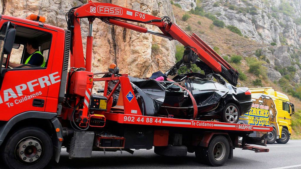 Sin sillitas infantiles y sin cinturones en el trágico accidente de Pancorbo