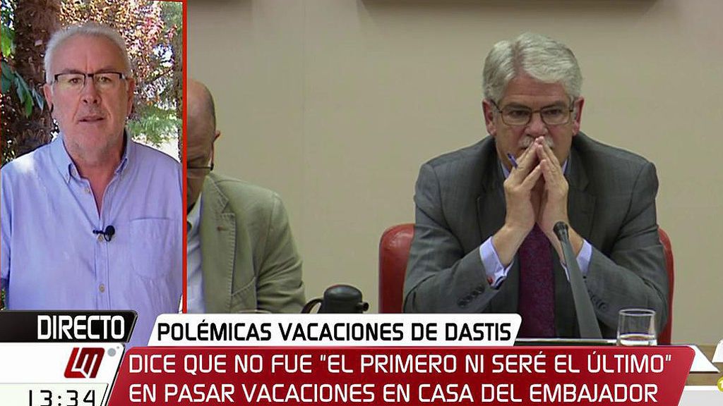 Cayo Lara, de las vacaciones de Dastis en la embajada en Ecuador: "Es una falta de ética"