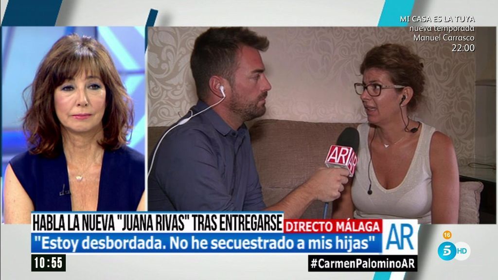 Carmen Palomino: "Lo único que quiero es que mis hijas cuando se vayan con su padre sean felices"