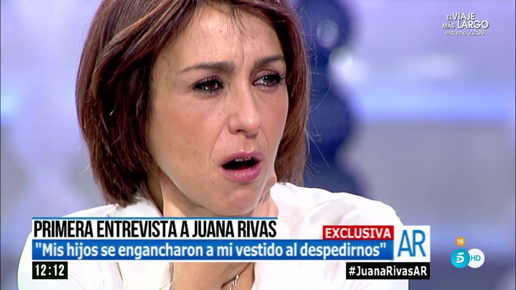 Juana Rivas: "Al despedirnos, mis hijos se agarraron a mi vestido y me dijeron que luchara"