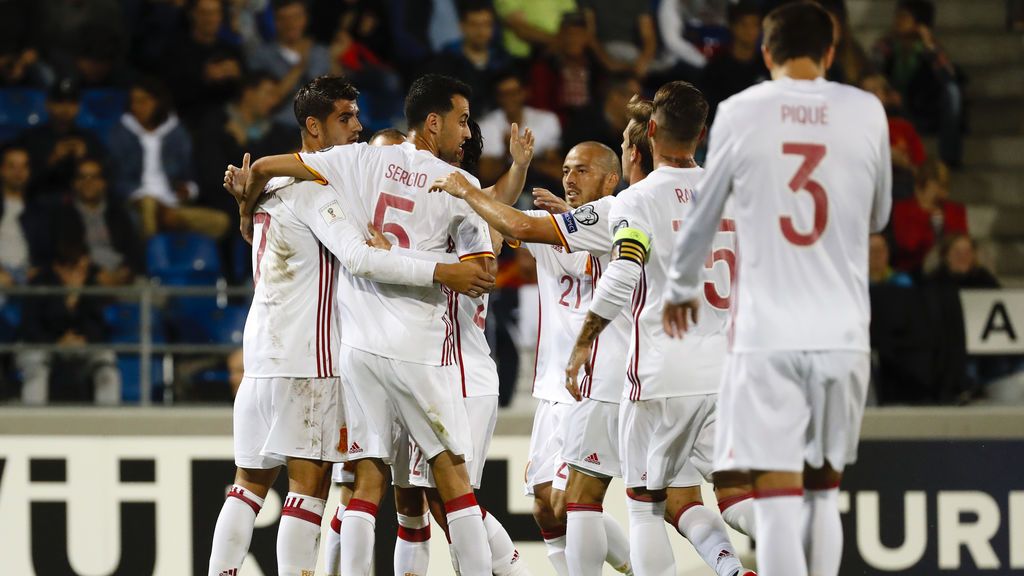 España barre a Liechtenstein y deja más cerca su clasificación para el Mundial