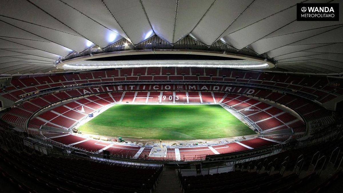 ¡El Wanda Metropolitano ya tiene césped! El nuevo estadio del Atlético luce así de espectacular