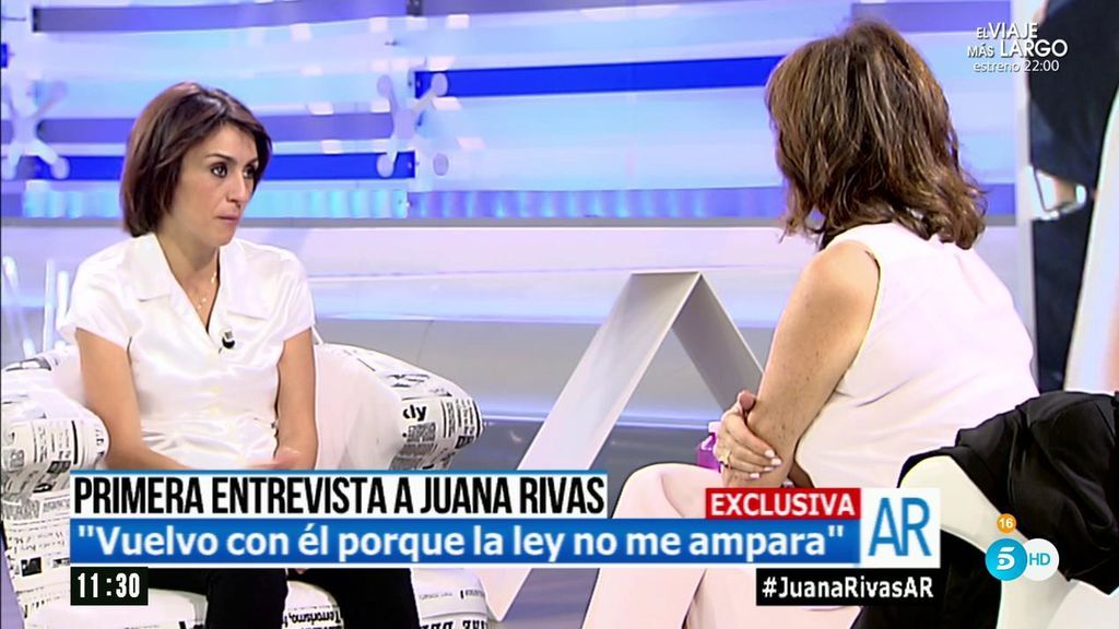 Juana Rivas, sobre su expareja: "Se portó como un ángel durante un mes para que volviera con él"
