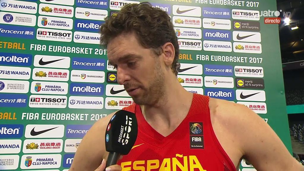 La humilde reacción de Pau Gasol tras convertirse en el máximo anotador de la historia del Eurobasket