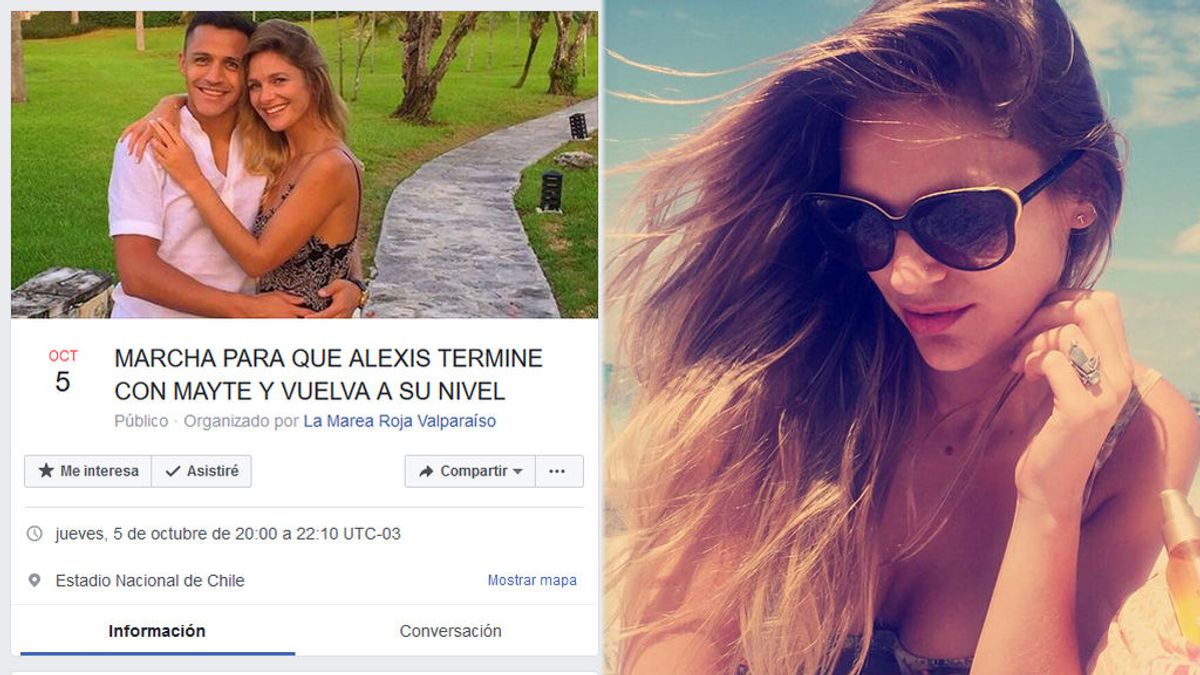 ¡50.000 hinchas chilenos se apuntan en Facebook a este evento machista contra la novia de Alexis Sánchez!