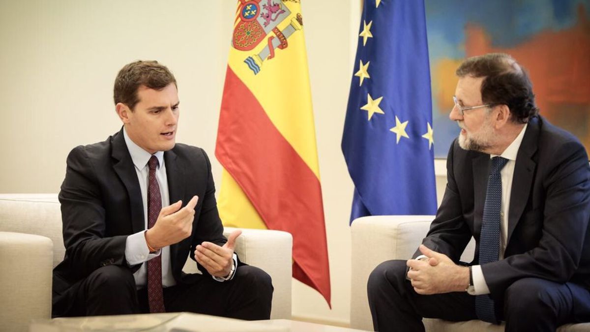 Rivera tras su encuentro con Rajoy: "Vamos a parar el golpe a la democracia y desde la democracia"