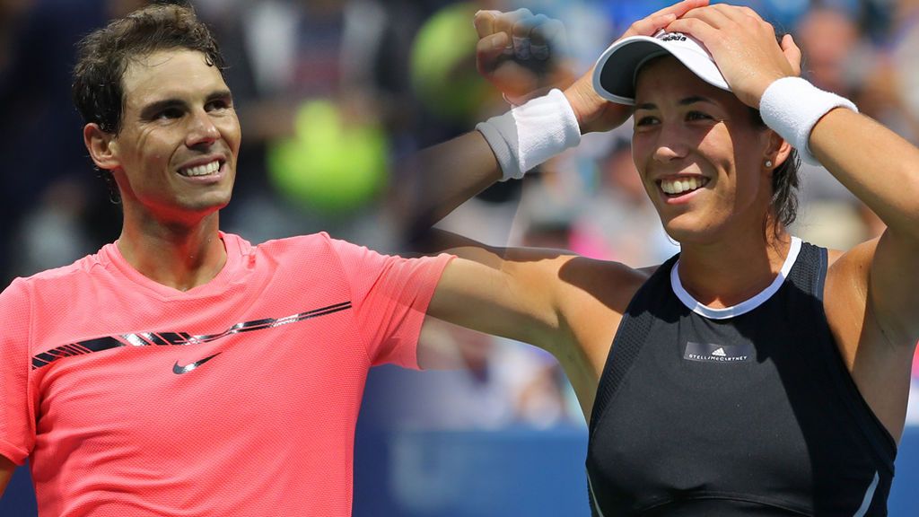Garbiñe Muguruza y Rafa Nadal colocan el tenis español en lo más alto del mundo