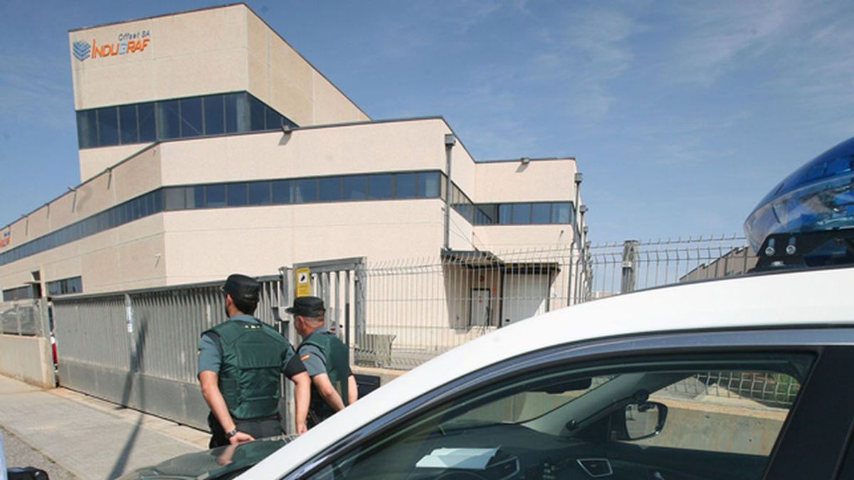 La Guardia Civil registra una imprenta de Constantí (Tarragona)