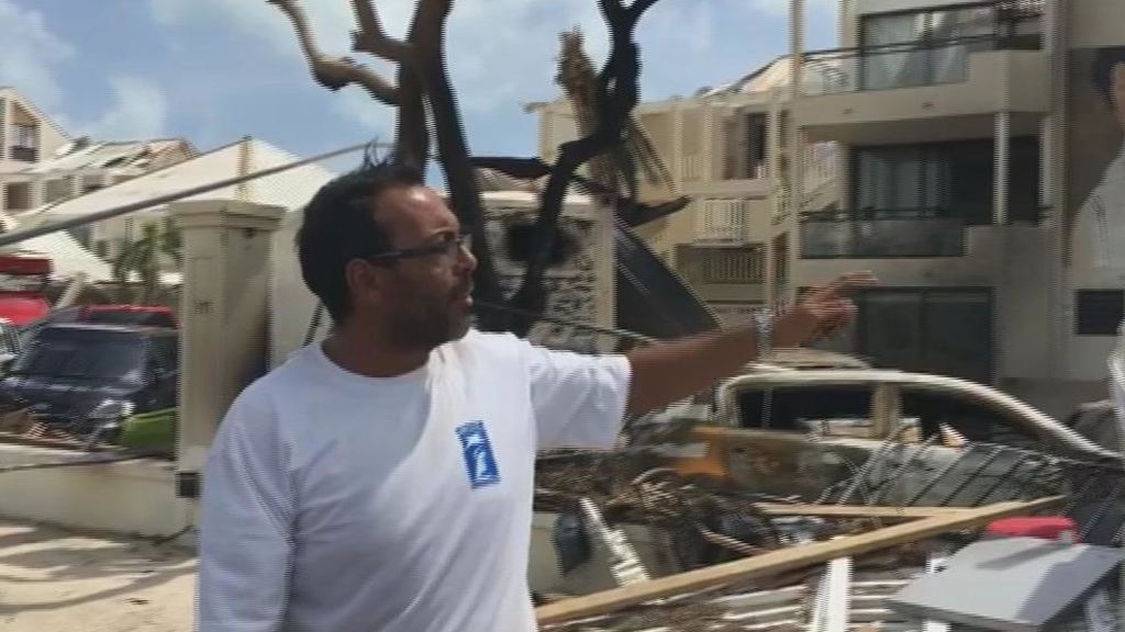 Un testigo español, tras el paso de Irma: "Hay saqueos por las calles, todo está cortado... no hay palabras"