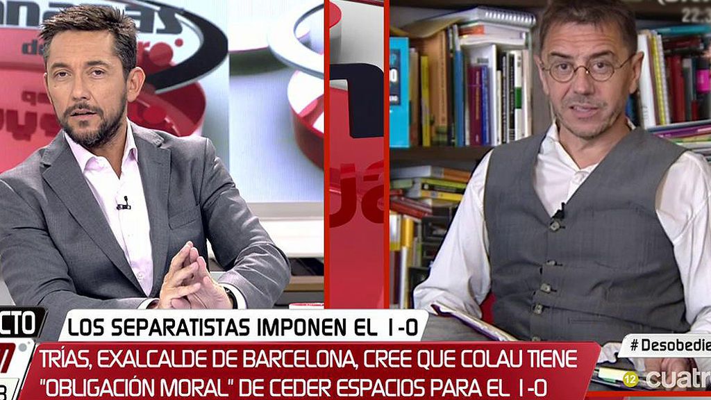 Monedero: "Si yo fuera alcaldesa de Barcelona y no me ofrecieran ninguna salida ingeniosa, sería conservador"