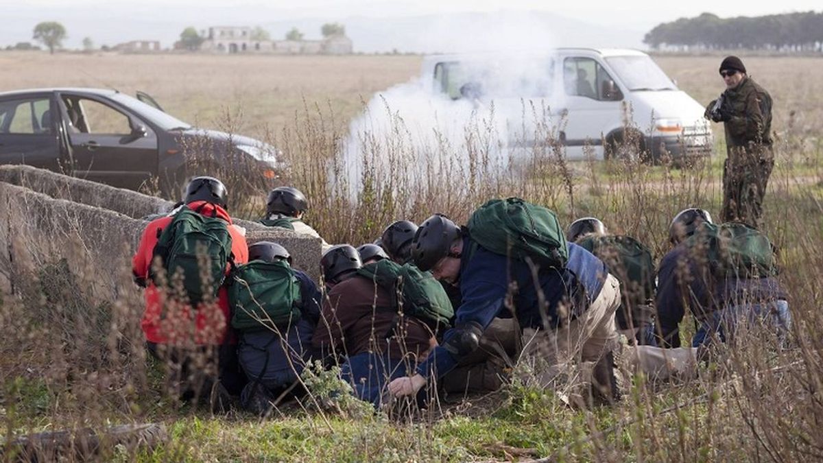 Diez agentes de la Guardia Civil, heridos en unas prácticas de tiro