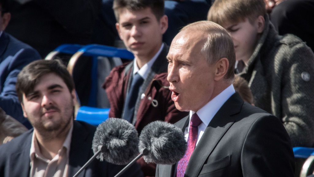 Vladímir Putin celebra el Día de Moscú en la Plaza Roja