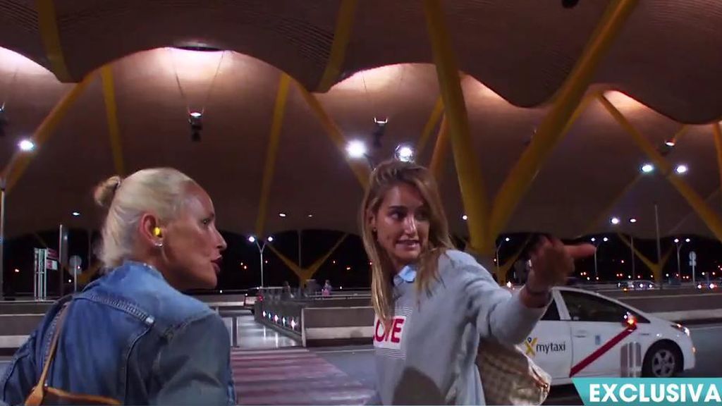 ¡Exclusiva! Alba Carrillo y Lucía Pariente explotan con una reportera a su llegada de Miami