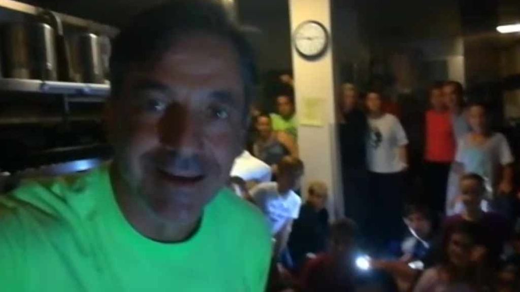 Emilio Sánchez Vicario, encerrado en un refugio en Naples por el paso de Irma