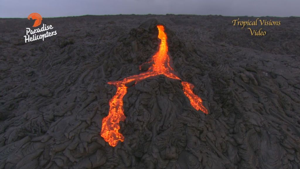 La lava del volcán Kilauea vuelve a fluir