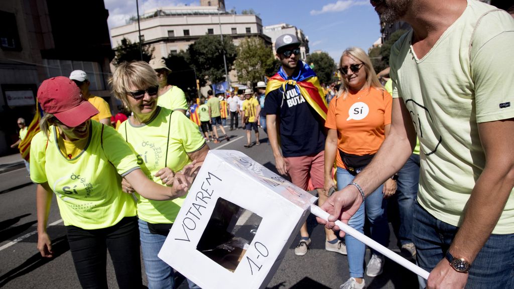 Las imágenes de la Diada