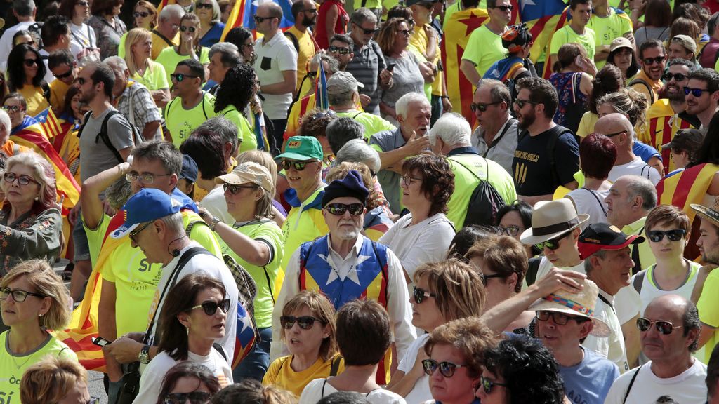 Las imágenes de la Diada