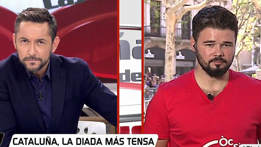 Gabriel Rufián: "Entiedo siempre a Ada Colau, excepto cuando habla del referéndum"