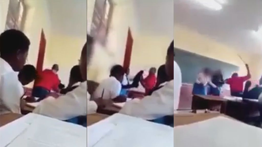 Un profesor golpea brutalmente a una alumna delante de sus compañeros de clase en Sudáfrica