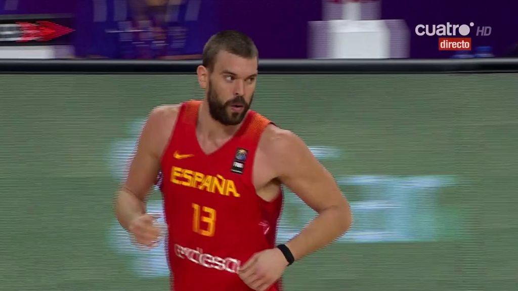 ¡La guinda del pastel! Pasito para atrás y canastón de Marc Gasol