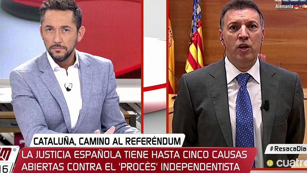 Joaquim Bosch: "Lo que es delito es convocar un referéndum al margen del ordenamiento jurídico"