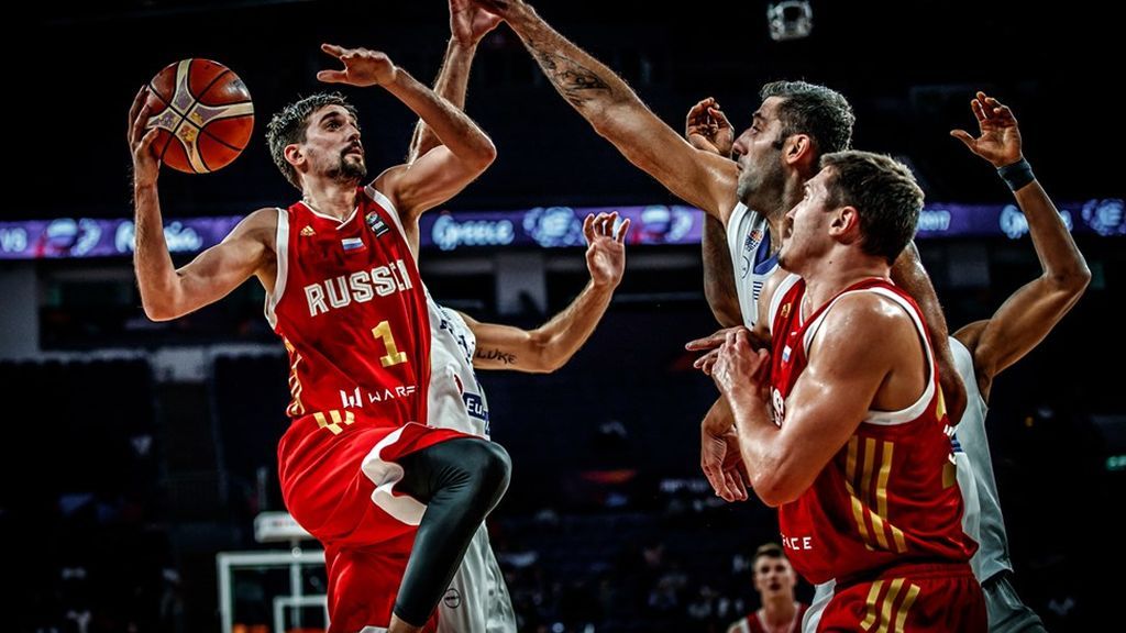 Grecia-Rusia, cuartos de final del Eurobasket, completo y a la carta