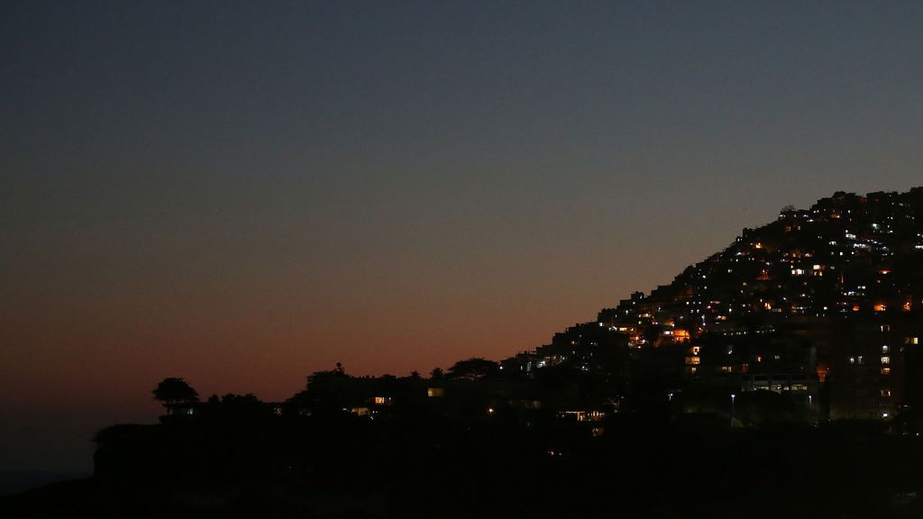 Panorámica de la barriada de Vidigal en Río de Janeiro