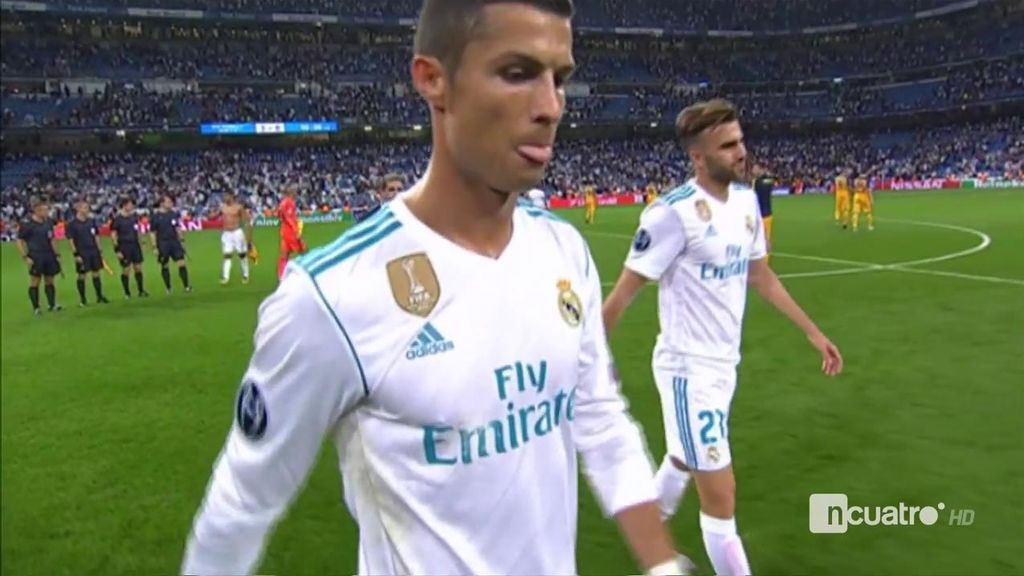 Cristiano, a Borja Mayoral tras su gol anulado por fuera de juego: “Dudoso es, ya verás”