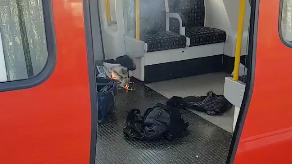 Las imágenes de la explosión en el metro de Londres