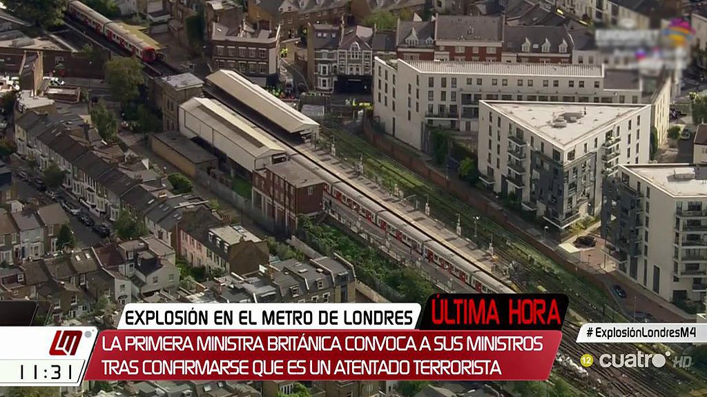 Las autoridades británicas confirman que la explosión en el metro es un acto terrorista