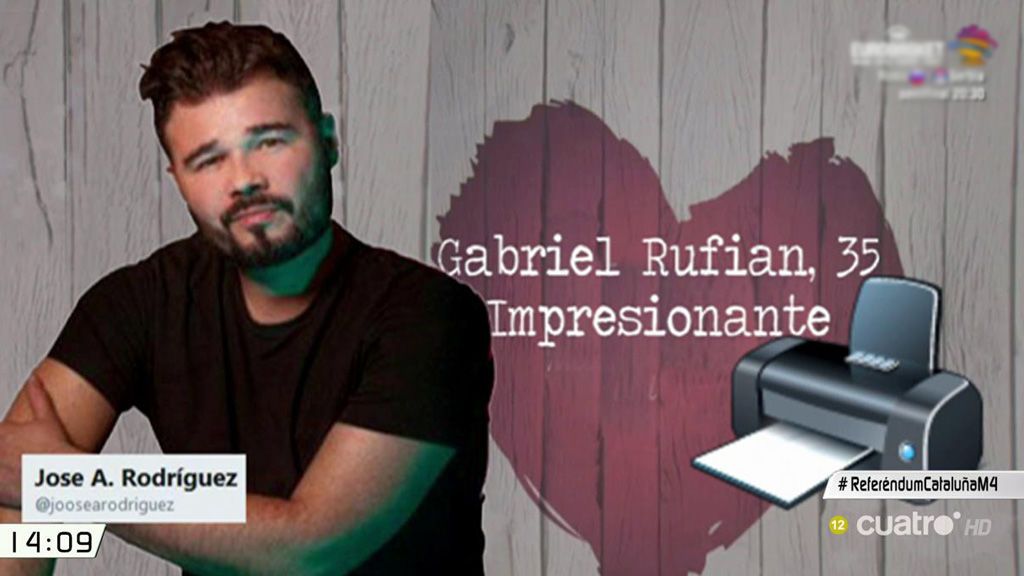 “Abre, que te he traído un tóner”, las redes enloquecen con la impresora de Rufián