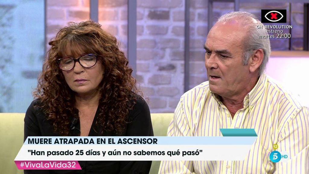 Los padres de Rocío, destrozados: "Siguen sin decirnos que pasó con ese ascensor"