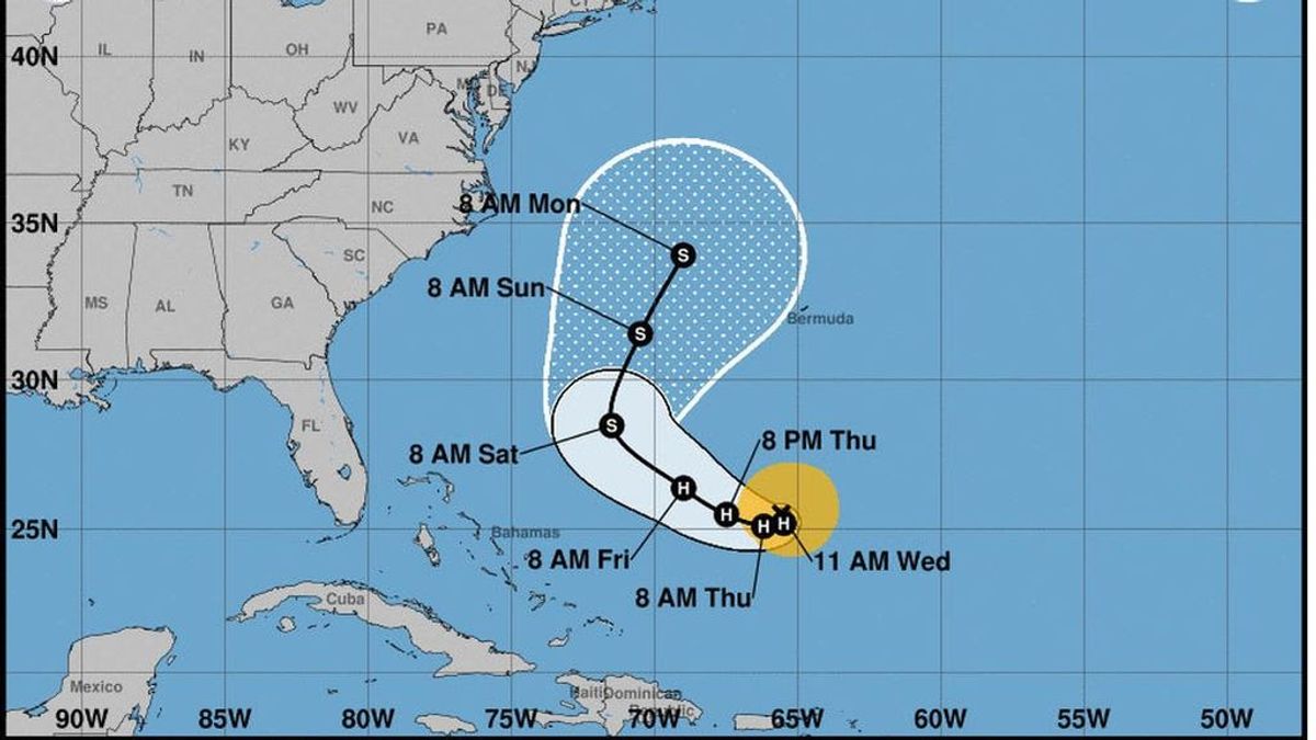 'Jose' recupera la categoría de huracán mientras avanza en el Atlántico