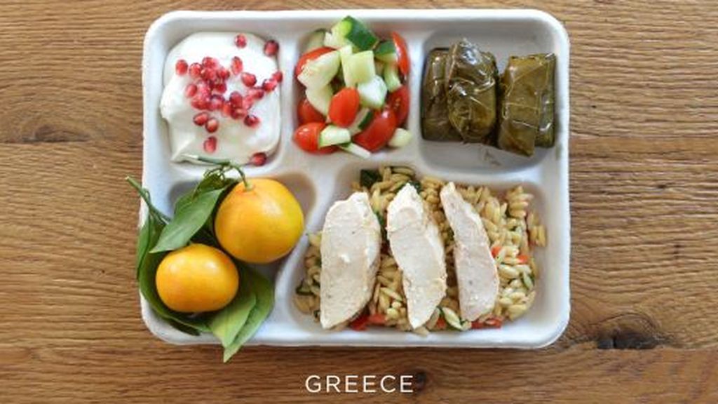 Compara la comida que los colegios ofrecen alrededor del mundo