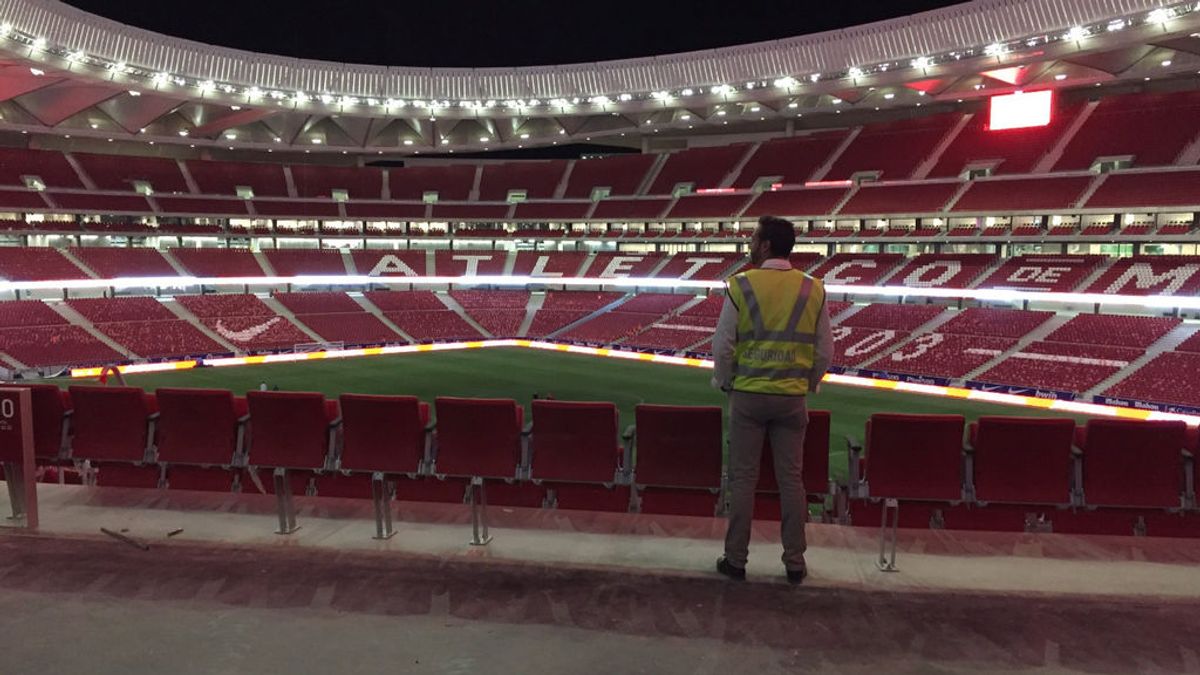 Gran dispositivo de seguridad en el partido inaugural del Wanda Metropolitano