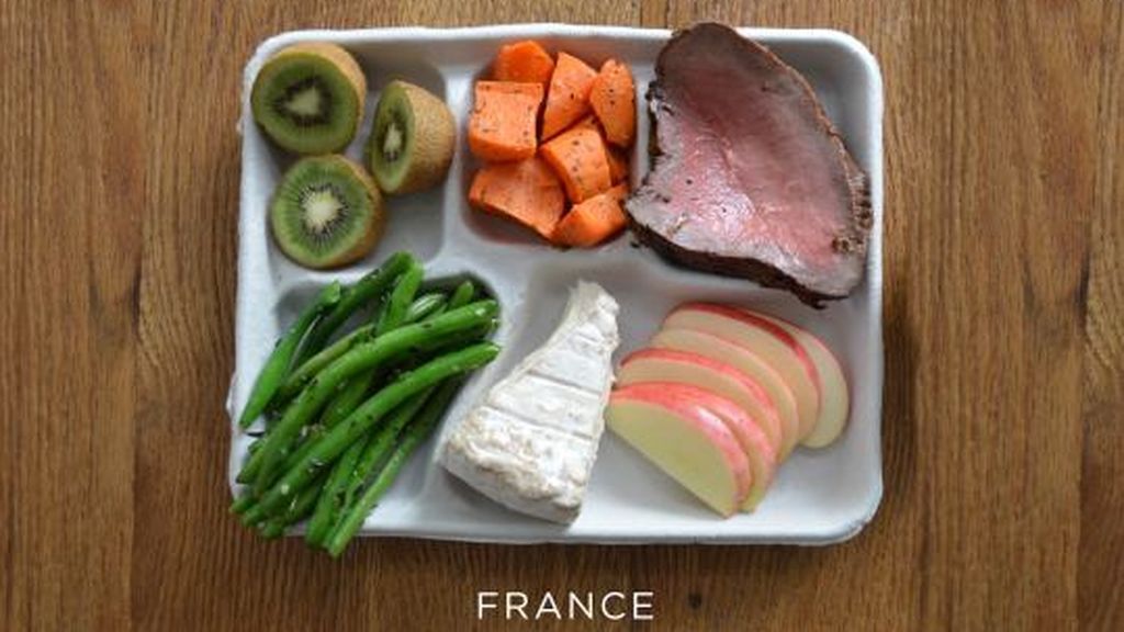 Compara la comida que los colegios ofrecen alrededor del mundo