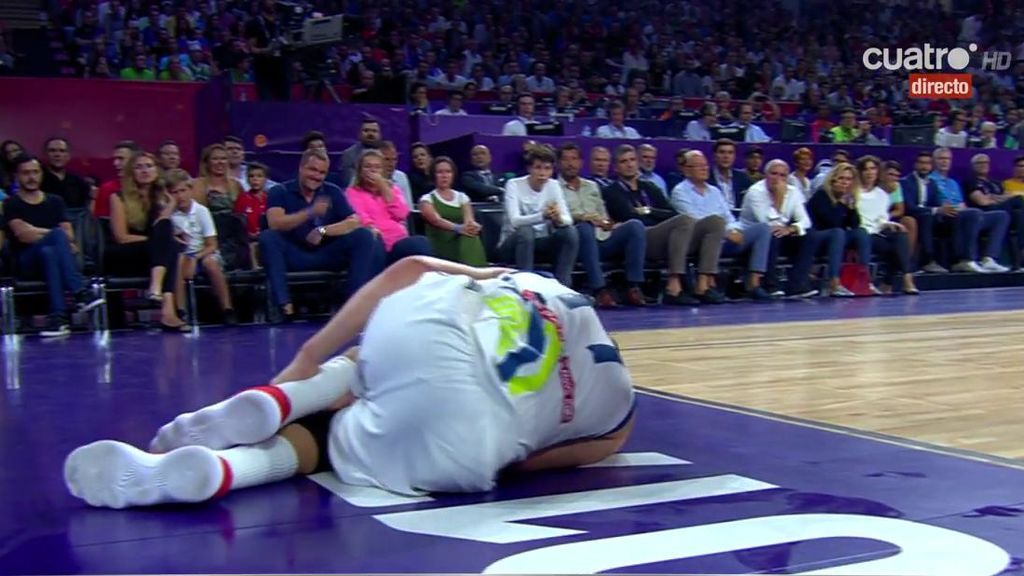 ¡Doncic hace saltar las alarmas! Saltó, apoyó mal y se dobló el tobillo izquierdo