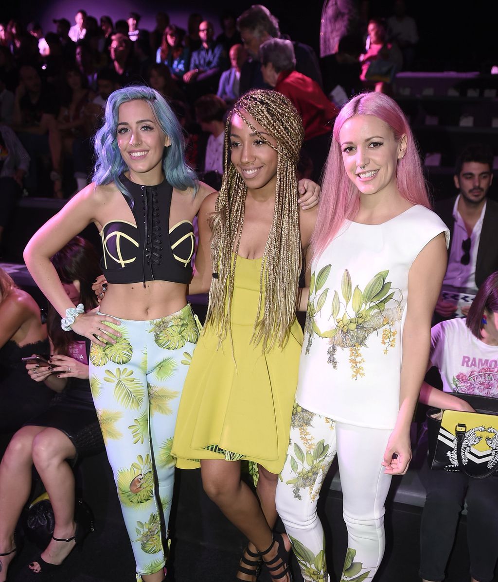 Laura Matamoros, Hiba Abouk y Alba Lago: vips en el desfile de María Escoté