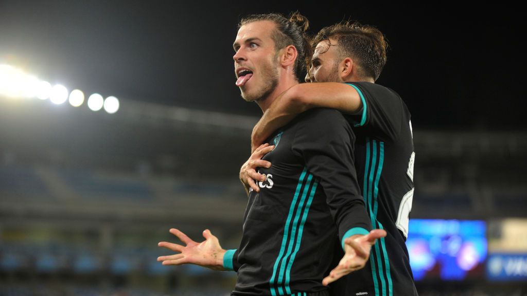Mayoral saca sobresaliente y el Real Madrid aprueba en Anoeta (1-3)