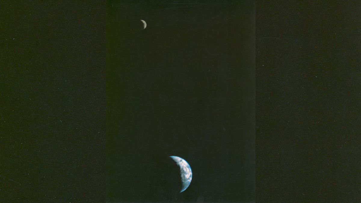 La primera imagen de la Tierra y la Luna tomada desde el espacio cumple 40 años