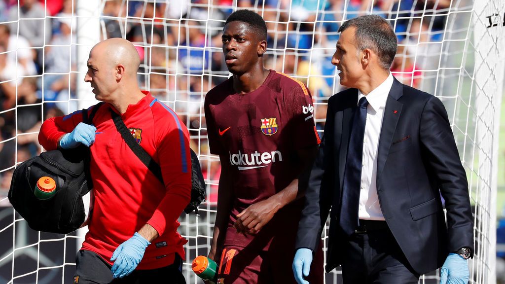 El vestuario del Barça lamenta la lesión de Dembélé: ¡estará de baja hasta el año que viene!
