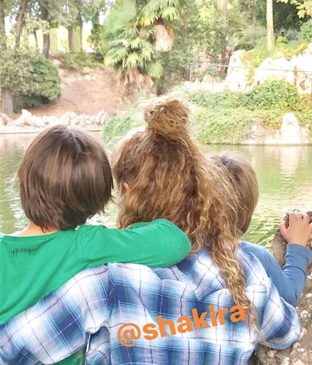 Shakira y Piqué family time