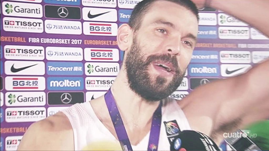 La emoción de Marc Gasol al hablar de la retirada de Navarro