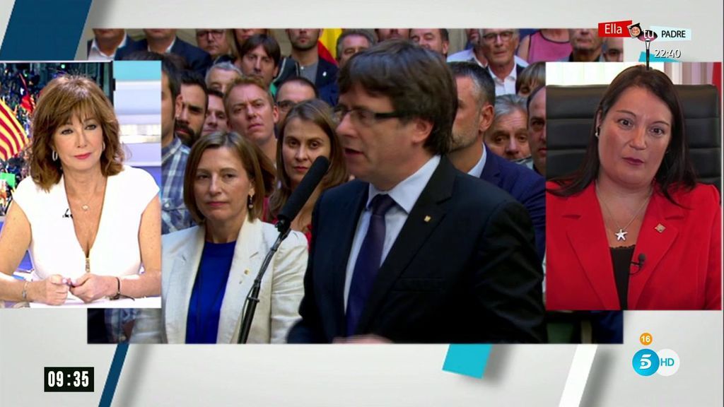 Alcaldesa de Barberá del Vallés: "Nos tachan de extrema derecha y traidores"