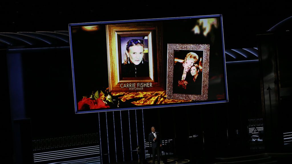 Durante la gala hubo un homenaje a Carrie Fisher y Debbie Reynolds