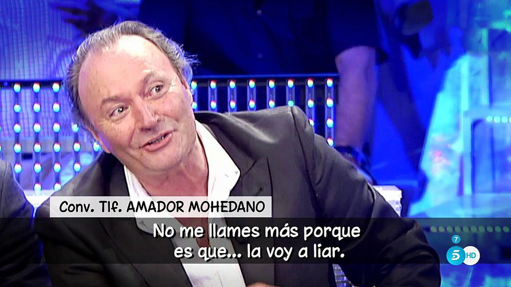 El enfado de Amador Mohedano y su novia Jacqueline con los colaboradores de 'Sálvame'