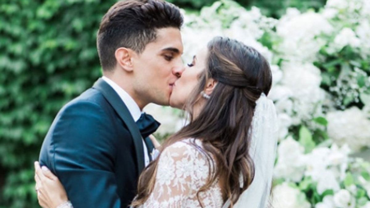 La foto más tierna de la boda de Marc Bartra y Melissa Jiménez por fin sale a la luz