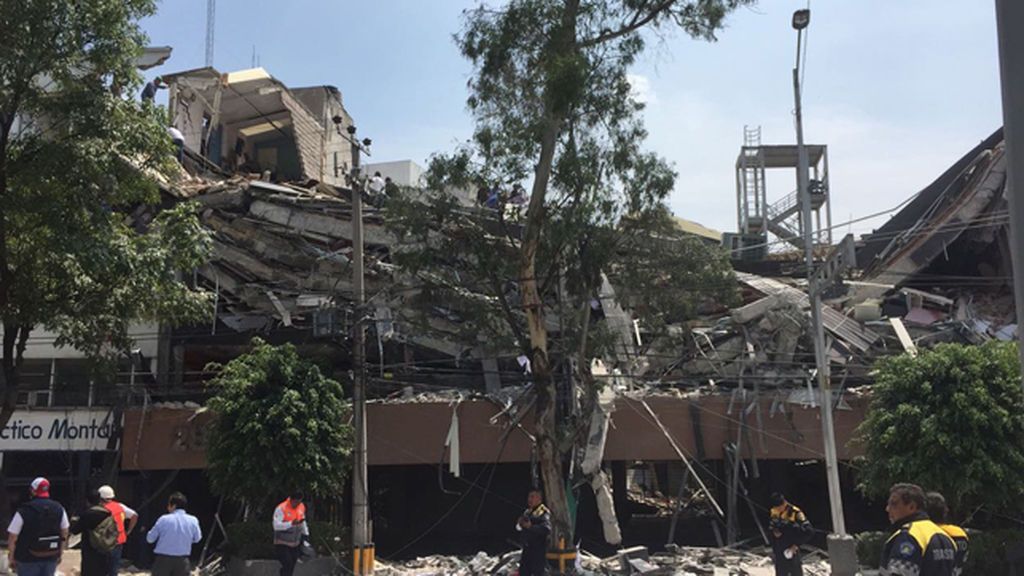 Las consecuencias del fuerte terremoto en México DF